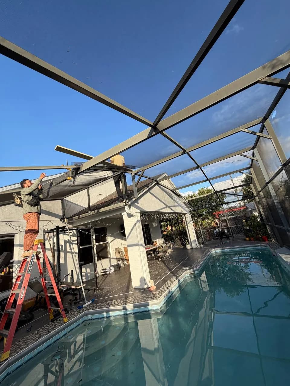 Screen Enclosure Repairs - Thumbnail 2